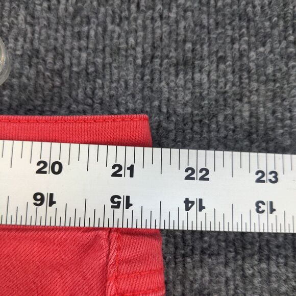 D. Jeans Womens Jean Shorts Red Size 22W 5 Pocket Cotton Blend - Picture 4 of 11